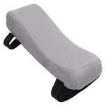 FUNOMOCYA 2pcs Chair Arm Pad Foam Chair Cushion Grey Desk Chair Rocking Chair Cushions Computer Chair Arm Rest Chair Armrest Cushions Memory Foam Chair Hand Office Supplies Cushion Cover