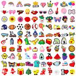 Mactoou Shoe Charms for Clogs, 100pcs Shoes Decoration Charms for Girls Women Boys Adults, Present for Birthday Party Favors, 100pcs