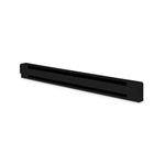 Stelpro Brava Electric Baseboard Heater 1250W, Silent Operation, Rounded Corner One-Piece Steel Cabinet, 240V Hardwired (B1252BK) - Black
