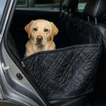 Formosa Covers Deluxe Dog Car Seat Hammock Quilted Cover with Non-Slip Backing Best for Cars Trucks and SUVs Make Travel with Your Pet Always an Option - 56" W x 60" L, Black