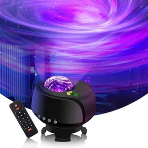 FLITI The Largest Coverage Area Galaxy Lights Projector 2.0, Star Projector, with Changing Nebula and Galaxy Shapes Galaxy Night Light