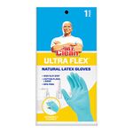 Mr. Clean 243585, Small Cross Wave Non-Slip Grip Gloves, Blue