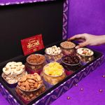 Healthy Treat Festivities Diwali Gift Hamper | Roasted Dry Fruit & Berries Gift Box with Diwali Card | Diwali Gift Hampers | Diwali Gift Box | Wholesome Corporate Gifting | Healthy Snacks Diwali Gift Hamper for Gifting