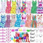 BJDBUS 42 pcs Doll Clothes and Acce