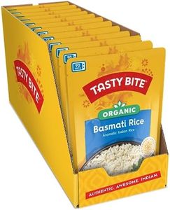 Tasty Bite Organic Basmati Rice, 8.8 Ounce, Pack of 12, Ready to Eat, Microwavable, Vegan, Gluten-Free