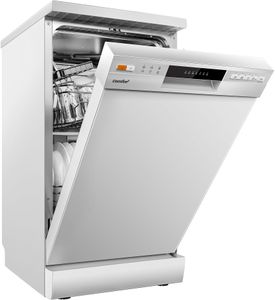 COMFEE Slimline Dishwasher, 45cm – White Compact Freestanding