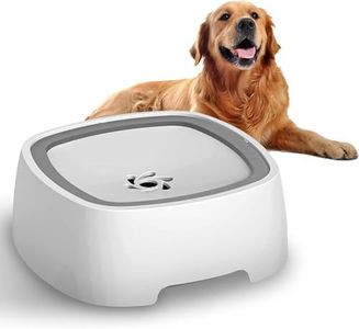 Dog Bowl Dog Water Bowl Travel Bowl, No Spill, No Drip Slow Water Feeder/Dispenser, 52.8oz/1.5L Vehicle Carried Travel Animal Pet No-Slip Bowls for Dogs/Cats - No Wet Mess, Easy to Clean