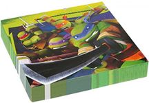 Amscan RM552467 Teenage Mutant Ninja Turtles Paper Napkins, Multicolored