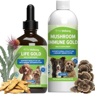 Pet Wellbeing More Mushrooms Kit for Dogs - Immune System Support and Antioxidant Protection - Vet-Formulated with Turkey Tail, Reishi, Maitake, Astragalus