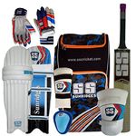 SS Kashmir Willow Full Cricket Kit, Short Handle (Full Size)