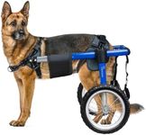 Virbraroo Dog Wheelchair for Back Legs, Dog Wheelchair with All-Terrain Tires & Durable Bearings, Large Dog Wheelchair for Back Legs, 55.1-88.1 lbs (XL)