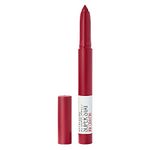 Maybelline New York Lipstick, Matte Finish, Long-lasting, Intense Colour, SuperStay Crayon Lipstick, 50 Own your Empire, 1.2g