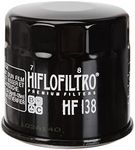 Hiflofiltro HF138 Black Premium Oil Filter, 1 Count (Pack of 1)