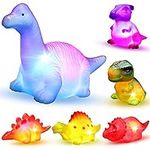 6 Packs Light-Up Floating Dinosaur 