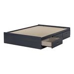 South Shore Furniture Ulysses Full Mates Bed (54-Inches) with 3 Drawers, Blueberry