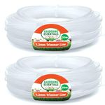 2pk Strimmer Wire 1.2mm x 20m | Heavy Duty Strimmer Line | Clear Strimmer Cord | Grass Trimmer Line | Grass Trimmer Wire | Wire for Strimmer Cable | Strimming Wire | Petrol Strimmer Wire Heavy Duty