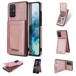 Dibosom Compatible with Samsung Galaxy A51 4G Case with Leather Credit Card Holder Magnetic Clasp Stand Cell Accessories Mobile Flip Purse Phone Cover for A 51 M40S 51A A515F S51 Women Men Pink