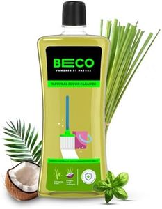Beco Natural Disinfectant Floor Cleaner -1 Litre| Lemongrass & Basil Freshness|Non Toxic Germ Kill Formula | Kids Safe & Pet Friendly