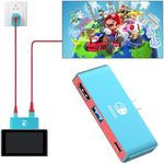 GOPALA Switch Dock, Replacement for Nintendo Switch Dock, Switch Docking Station (Nintendo Switch Dock-Blue)