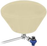 Marine Kettle Gas Grill Cover, 900D Weather Resistant Boat Kettle Grill Cover for Magma Marine Kettle Gas Grill (A10-205), with The15 /17" Diameter Grilling Surface (Khaki)