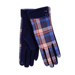 Heritage Traditions Button Cuff Boxed Gloves (Navy)