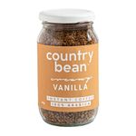 Country Bean Vanilla Instant Coffee Powder, 100 Gm | Arabica, Freeze-Dried, Flavoured Coffee | No Added Sugar | Makes 50 Cups, Jar