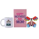 Oye Happy - Mothers Day Combo - Butterfly Card & Best Mom Mug for Mom/Mommy/Mother/Stepmom/Mother in Law on Mothers Day