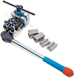 Eastwood Professional Brake Line Flaring Tool Kit | 45° Degree Single Double & Bubble Brake Tubing Flares | Use with Hydraulic Hose | Ideal for Stainless Steel Tube or Copper Pipe | Inc 4 Split Dies