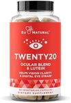 Twenty20 Eye Vitamins – Macular Health, Eye Strain, Dry Eye and Vision Health – Lutein & Bilberry Extract – 60 Soft Capsules