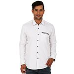 SHIRT THEORY White Cotton Full Sleeves Casual Shirt for Men II Stylish Shirt for Men II Exclusive Latest Men Casual Shirt II Luxury Shirts || White Shirts for Men ||