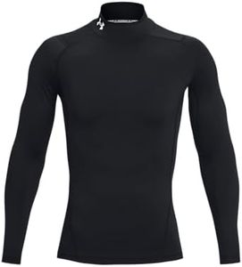 Under Armour Mens Mock Long Sleeve Top Black