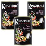 Bean Sprouts Bundle With Kingfisher Bean Sprouts In Water 410g (3 Pack)