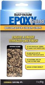 Rust-Oleum 238472 EPOXYShield Decorative Color Chips, Brown Blend