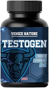 VENICE NATURE Testosterona Hombre Gym Original 120Cps | Suplemento con Maca Tribulus Terrestris Fenogreco Magnesio Vitamina B6 y Zinc