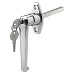 Prime-Line GD52123 Gd 52123 Door Handle Lock, Keyed, Die Cast Zinc, Chrome Plated, Single Pack