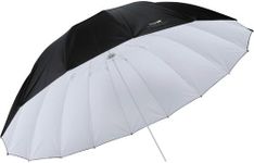 Impact 7' Parabolic Umbrella (White/Black)
