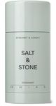 Salt & Stone Aluminum Free Deodorant | Extra Strength 48 Hour Protection for Women & Men | Made with Seaweed Extracts, Niacinamide & Prebiotics | Bergamot & Hinoki