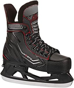 Lake Placid Vortex Adjustable Ice Hockey Skates Black Medium (3-6)