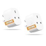 Smart Plug Works with Alexa, Apple HomeKit Siri, Google Home - Refoss WiFi Plug Alexa Smart Sockets Support App Remote Control, Voice Control, Timer, Offline Control, 13A, No Hub Required - 2 Pack