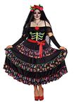 Dreamgirl 10680X Costume Character Lady of The Dead, Womens, Multi, 1x