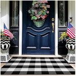 EARTHALL Buffalo Plaid Outdoor Rug 