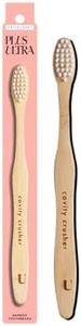 Plus Ultra Kids Bamboo Toothbrush - Biodegradable, Eco-Friendly & BPA Free Soft Bristle Toothbrush for Kids - Dentist-Approved All-Natural Toothbrush with “Cavity Crusher” Etched on Toothbrush Handle