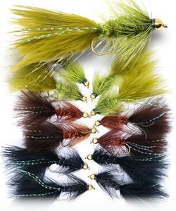 Woolly Bugger Trout Fly Fishing Streamer Assortment, 8