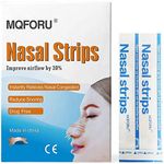 MQFORU 50 ct Better Breathe Nasal Strips to Reduce Snoring, Drug-Free, Works Instantly to Improve Sleep, Relieve Nasal Congestion Due to Colds & Allergies, Large (66mm*19mm)