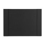 Staples 2741550 Refillable Faux Leather Desk Pad 24-Inch L X 17-Inch W Black (45058)