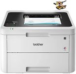 Brother HL-L32 30CDW Series Compact Digital Wireless Color Laser Printer - Mobile Printing - Auto Duplex Printing - Ethernet & USB Connectivity - Print Up to 25 Pages/Min + HDMI Cable