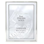 Lawrence Frames 650081 Silver Metal 8-1/2 x 11-Inch Picture Frame