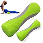 BARGAINSGALORE YOGA ROLLER ELECTRIC VIBRATING MASSAGER MUSCLE RELIEF PILATES FITNESS PU FOAM