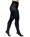 Berkshire The Easy On! 40 Denier Plus Size Tights, Navy, 3X-4X