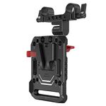 SMALLRIG V-Lock Mount Battery Plate with with 15mm Rod Clamp & Adjustable Arm - 2991